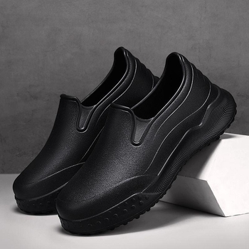 Ghete de ploaie pentru bărbați – impermeabile, ușoare, rezistente la uzură, talpă EVA, înălțime joasă