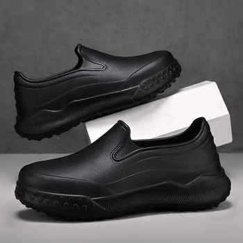 Ghete de ploaie pentru bărbați – impermeabile, ușoare, rezistente la uzură, talpă EVA, înălțime joasă