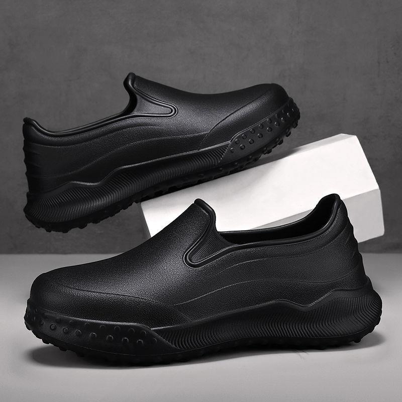 Ghete de ploaie pentru bărbați – impermeabile, ușoare, rezistente la uzură, talpă EVA, înălțime joasă