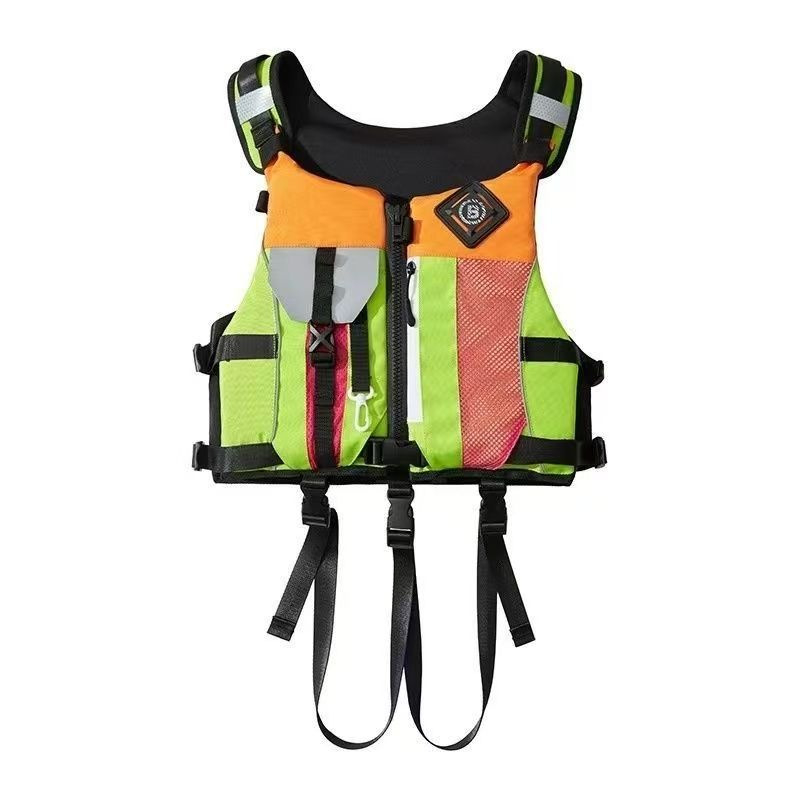Професионална риболовна жилетка с висока плавучност, преносима и демонтираща се, многофункционална в стил корейски за риболов; бързосъхнеща, дишаща, водоустойчива, износоустойчива и влагоотводяща