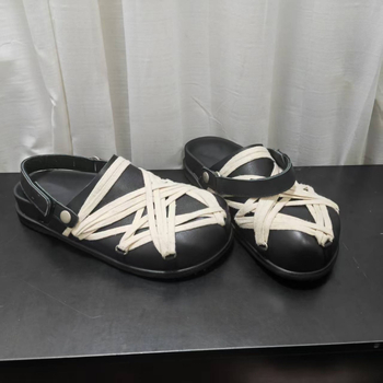 Papuși pentru bărbați din piele naturală, design cu degetul mare și curele, Slip-On casual pentru relaxare, Primăvara 2025