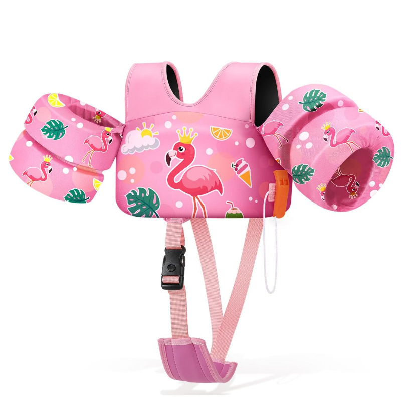 Gyerekek nem felfújható karpárna rajzfilm mintával, összecsukható, környezetbarát PVC, 3–6 éveseknek