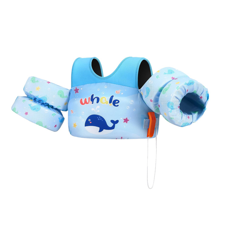 Gyerekek nem felfújható karpárna rajzfilm mintával, összecsukható, környezetbarát PVC, 3–6 éveseknek