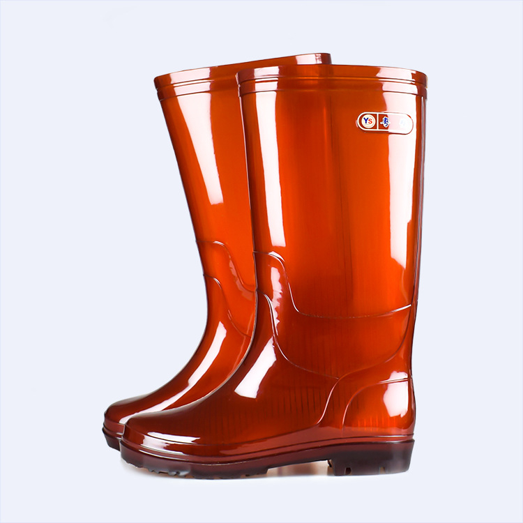 Cizme de ploaie pentru șantier, înălțime mare, exterior PVC, anti-derapare, impermeabile, pentru toate anotimpurile