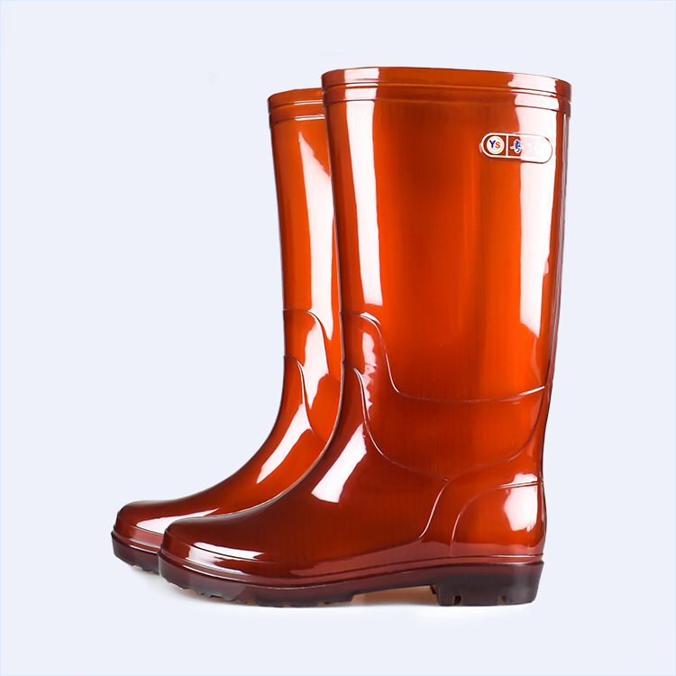 Cizme de ploaie pentru șantier, înălțime mare, exterior PVC, anti-derapare, impermeabile, pentru toate anotimpurile