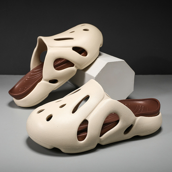 Muške Baotou protuklizne papuče za dom i van – EVA gornji dio i đon, Injection tehnologija, zatvaranje Baotou, Za muškarce