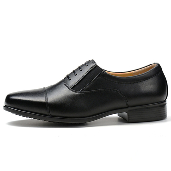 Pantofi din piele pentru bărbați, partea superioară din piele microfibră; talpă din cauciuc; vârf pătrat; căptușeală din piele; stil business formal