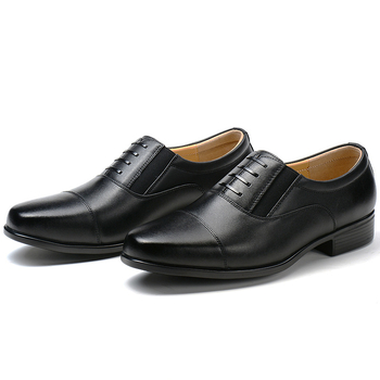 Pantofi din piele pentru bărbați, partea superioară din piele microfibră; talpă din cauciuc; vârf pătrat; căptușeală din piele; stil business formal