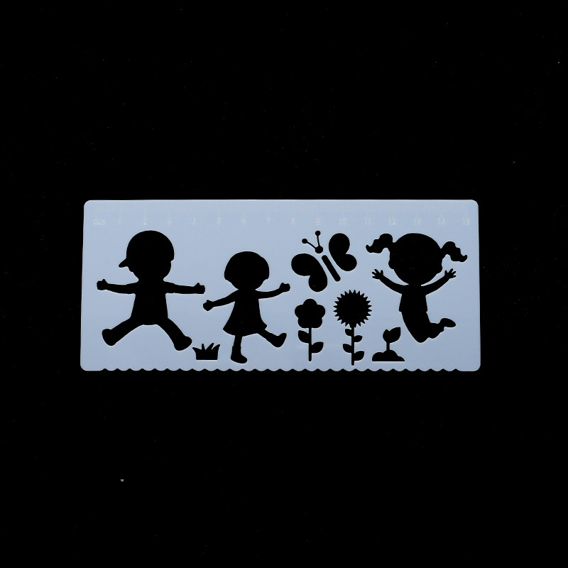 PET кухи шаблони за дневник и скрапбук – шаблони за буквено изрязване и мандала