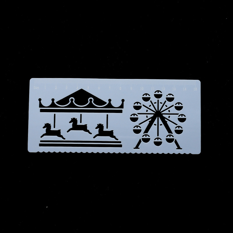 PET кухи шаблони за дневник и скрапбук – шаблони за буквено изрязване и мандала