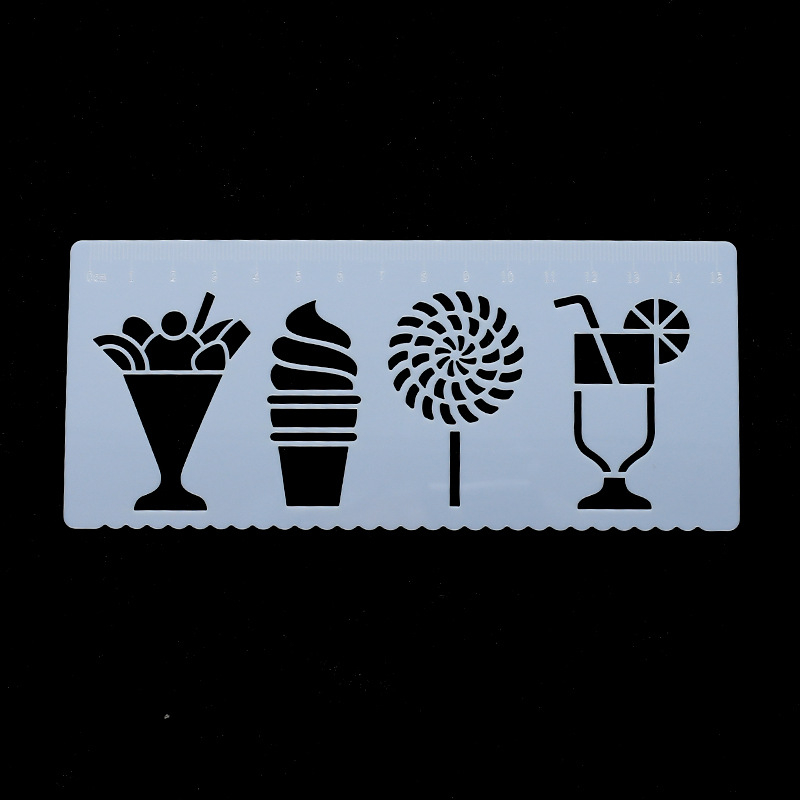 PET кухи шаблони за дневник и скрапбук – шаблони за буквено изрязване и мандала