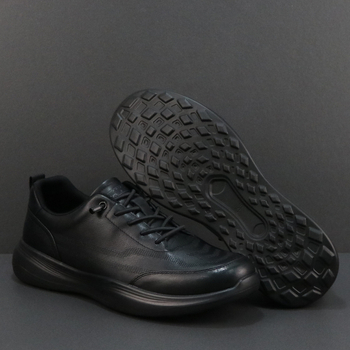 Mocasin bărbătesc din piele naturală, slip-on, vârf rotund, toc 3-5 cm, talpă PVC