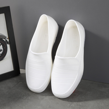 Ghete de ploaie universale din plastic pentru șantiere, înălțime la gleznă, antiderapante, rezistente la uzură, absorbție a șocurilor