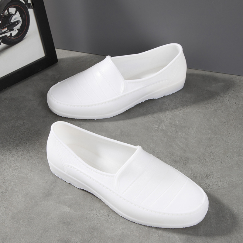 Ghete de ploaie universale din plastic pentru șantiere, înălțime la gleznă, antiderapante, rezistente la uzură, absorbție a șocurilor