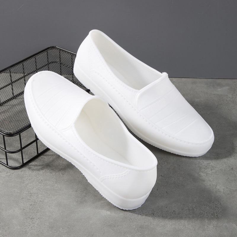 Ghete de ploaie universale din plastic pentru șantiere, înălțime la gleznă, antiderapante, rezistente la uzură, absorbție a șocurilor