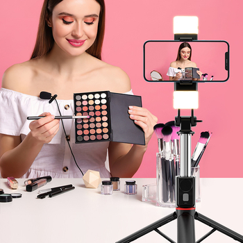 U6 Selfie Stick Bluetooth cu Trepied Telescopic – ABS + Oțel Inoxidabil, Telecomandă Bluetooth Inclusă, Compatibilitate Universală