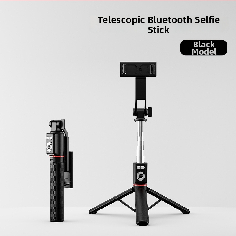 U6 Bluetooth Selfie Tyč s Telescopickým Tripodom – ABS + Nerezová oceľ, Bluetooth diaľkové ovládanie, Univerzálna kompatibilita