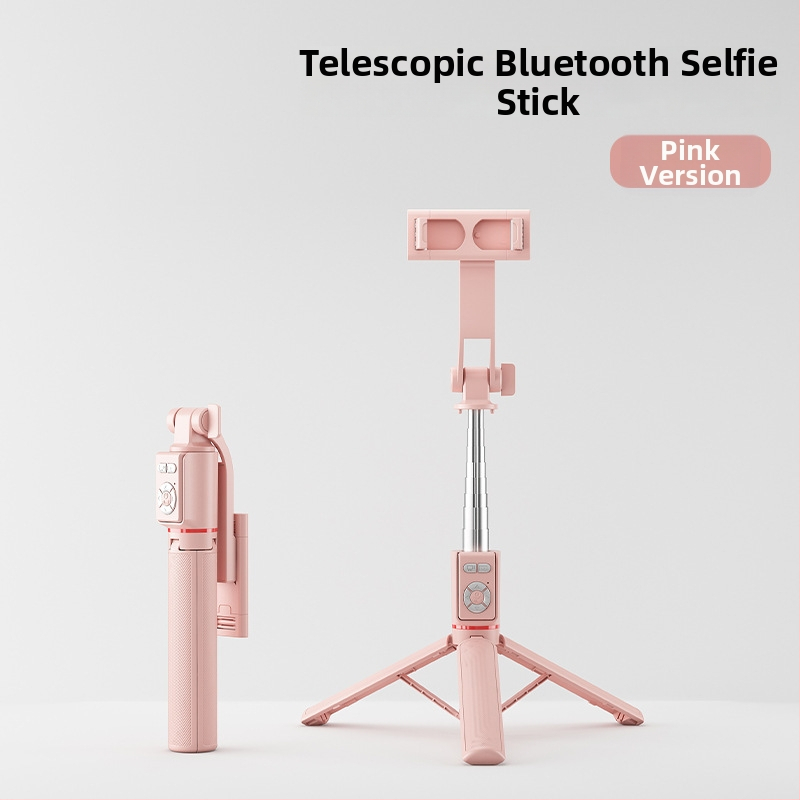 U6 Bluetooth Selfie Tyč s Telescopickým Tripodom – ABS + Nerezová oceľ, Bluetooth diaľkové ovládanie, Univerzálna kompatibilita