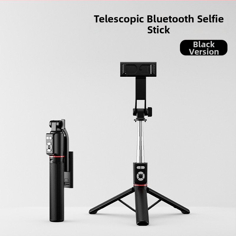 U6 Bluetooth Selfie Tyč s Telescopickým Tripodom – ABS + Nerezová oceľ, Bluetooth diaľkové ovládanie, Univerzálna kompatibilita