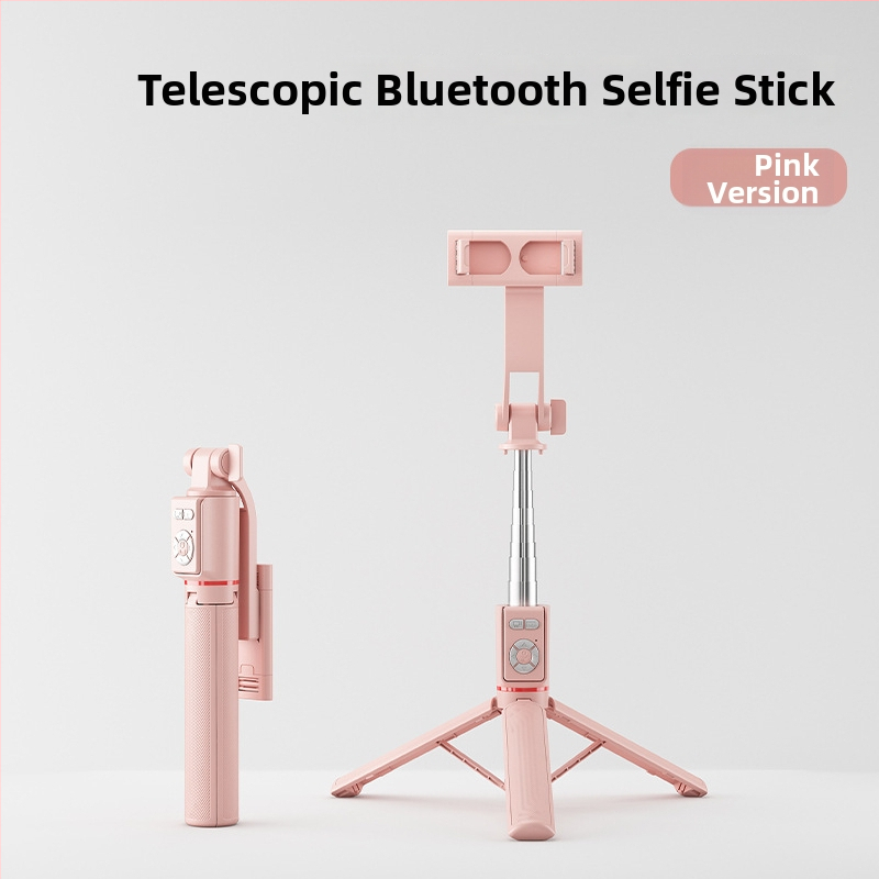 U6 Bluetooth Selfie Tyč s Telescopickým Tripodom – ABS + Nerezová oceľ, Bluetooth diaľkové ovládanie, Univerzálna kompatibilita