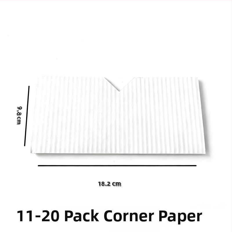 L-tvarovaný rohový ochranný papierový rámový štít pre kaligrafiu a tradičné čínske maľby