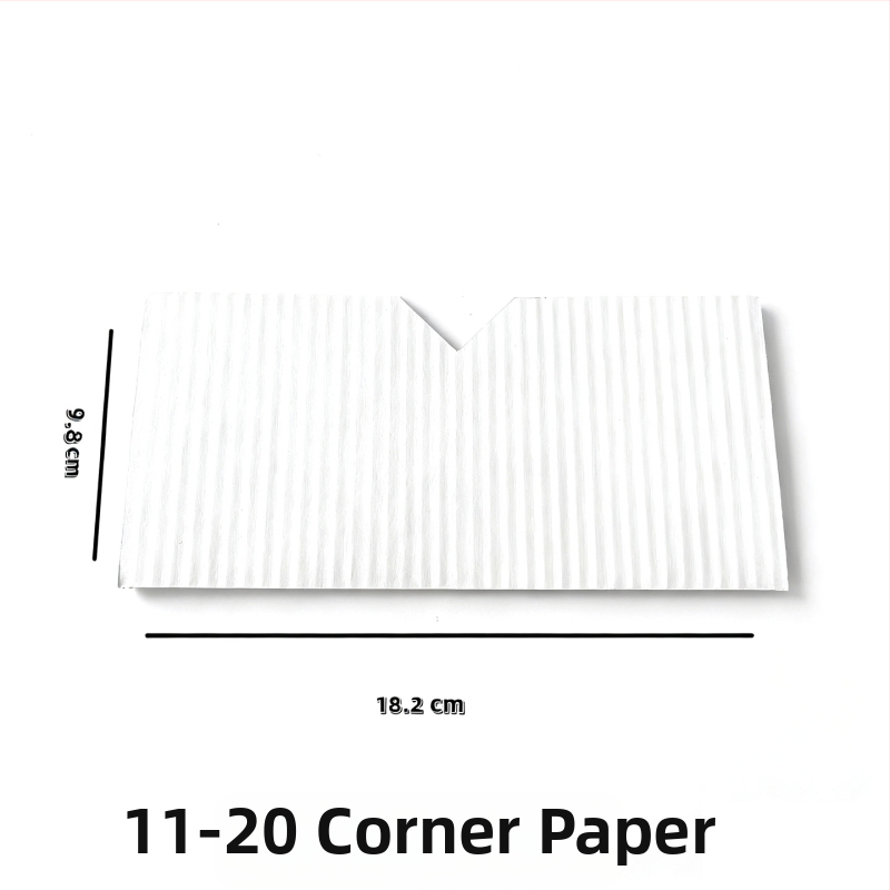 L-tvarovaný rohový ochranný papierový rámový štít pre kaligrafiu a tradičné čínske maľby