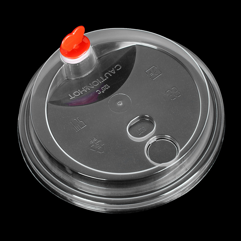 Jednokratna plastična čaša za mliječni čaj s poklopcem, PP, kapacitet 360–700 ml, ovalni oblik, prilagodljivo tiskanje