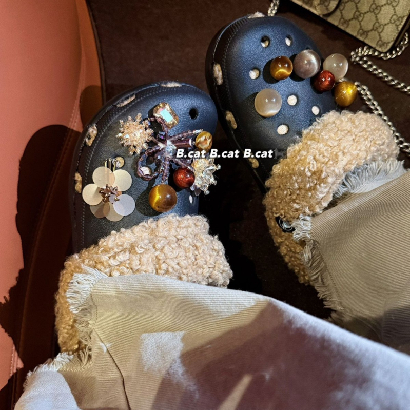 Accesoriu pentru pantofi cu cataramă în formă de floare pentru pantofi perforați — set model; stil fashion european și american; potrivit pentru alte tipuri de pantofi; pentru toate anotimpurile