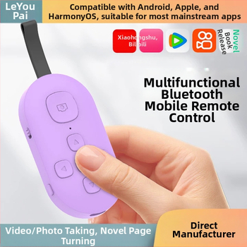 Bluetooth diaľkové ovládanie s posúvaním strán a selfie jedným tlačidlom — DY08, 200mAh, USB-C, dosah 15 m, matný ABS, kompatibilný s Android/iOS