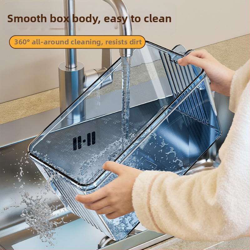 Хладилна кутия за съхранение – органайзер за зеленчуци и кнедли, пластмаса с хранителен клас, предназначена за фризер, съхранение на яйца