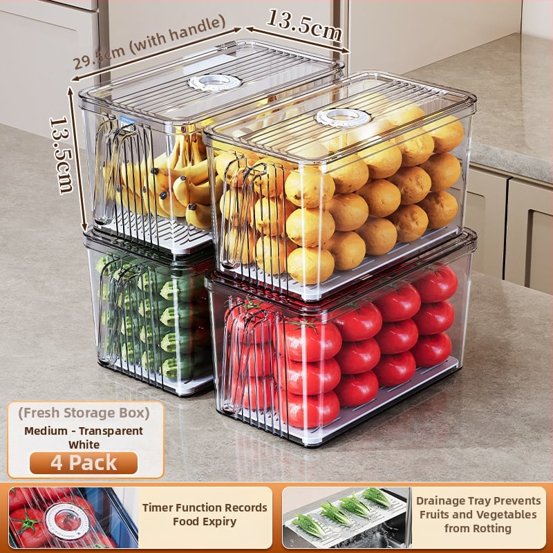 Хладилна кутия за съхранение – органайзер за зеленчуци и кнедли, пластмаса с хранителен клас, предназначена за фризер, съхранение на яйца