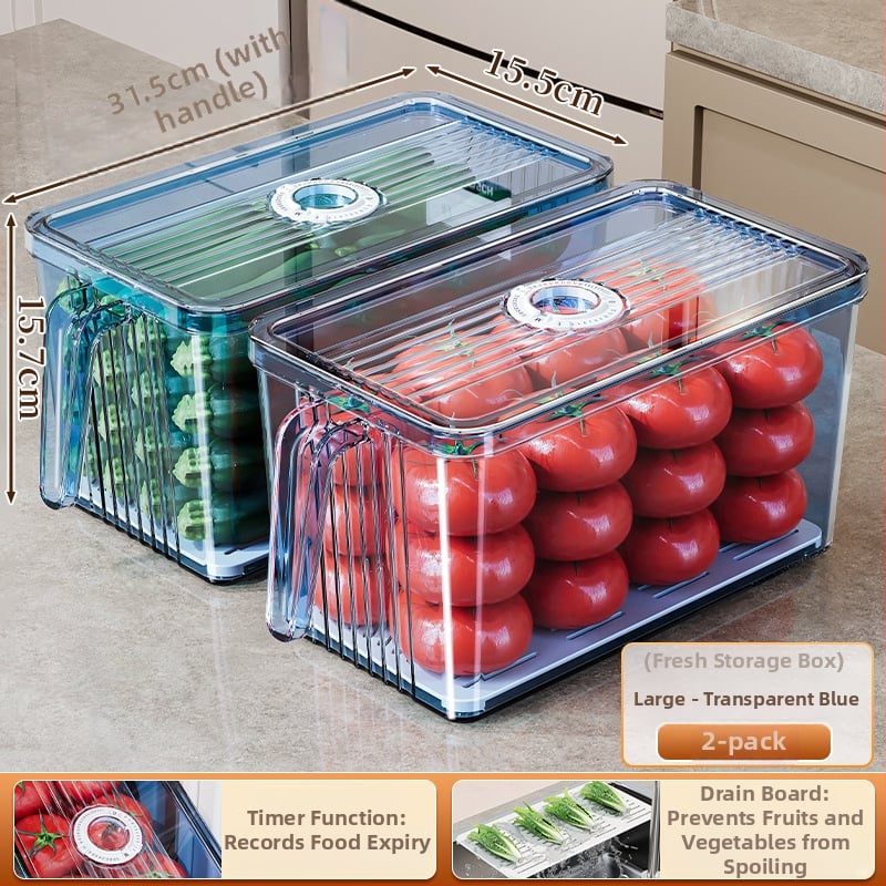 Хладилна кутия за съхранение – органайзер за зеленчуци и кнедли, пластмаса с хранителен клас, предназначена за фризер, съхранение на яйца