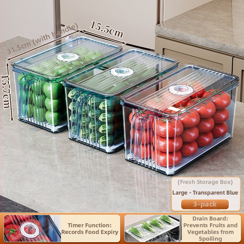 Хладилна кутия за съхранение – органайзер за зеленчуци и кнедли, пластмаса с хранителен клас, предназначена за фризер, съхранение на яйца