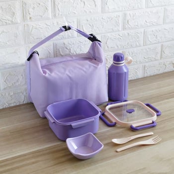 Σετ κουτιών γεύματος για ταξίδι — μινιμαλιστικός ορθογώνιος σχεδιασμός, χωρητικότητας 1–2L, υλικό πλαστικό + 304 ανοξείδωτος χάλυβας, κατάλληλο για φούρνο μικροκυμάτων