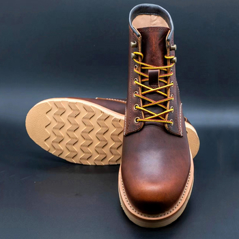 Radne čizme od kože najvišeg sloja, Goodyear potplata, prirodna koža uložak, retro stil
