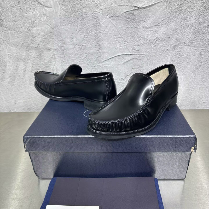 Muške mokasine od prave kože – lagane Slip-On cipele za vožnju, okrugli vrh, niski gornji dio, podstava od mikrovlakana, gumeni potplat