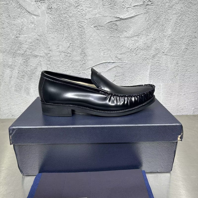 Muške mokasine od prave kože – lagane Slip-On cipele za vožnju, okrugli vrh, niski gornji dio, podstava od mikrovlakana, gumeni potplat