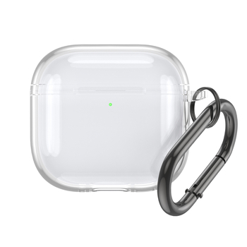 Carcasă AirPods 4 - TPU transparent, Turnare prin injecție, Universal (Model: 34286993258)