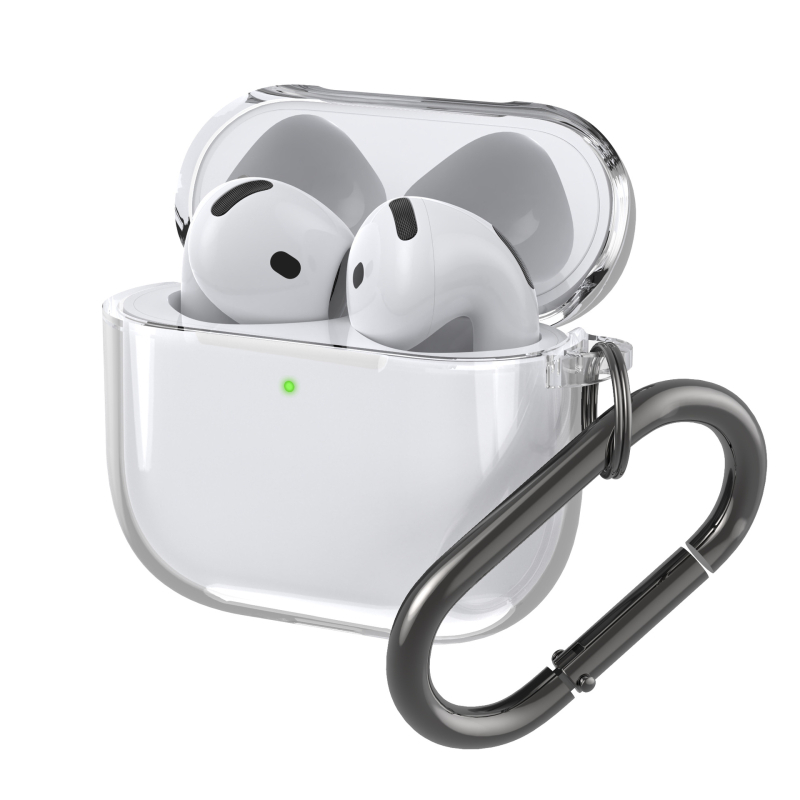 Carcasă AirPods 4 - TPU transparent, Turnare prin injecție, Universal (Model: 34286993258)