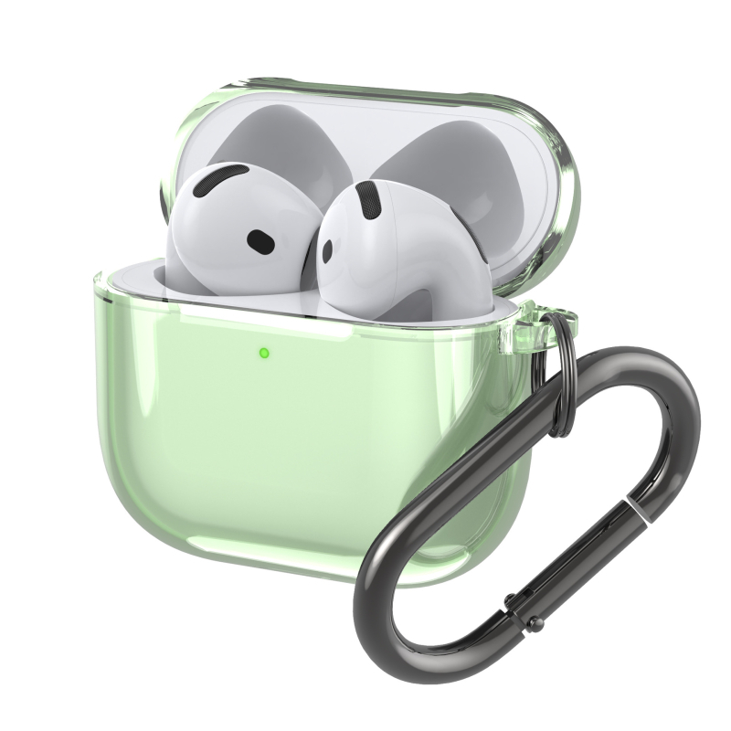 Carcasă AirPods 4 - TPU transparent, Turnare prin injecție, Universal (Model: 34286993258)