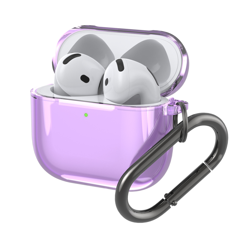 Carcasă AirPods 4 - TPU transparent, Turnare prin injecție, Universal (Model: 34286993258)