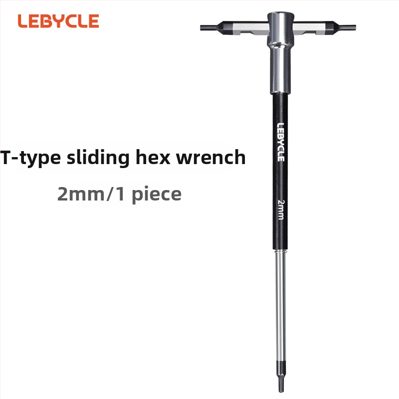 Lebycle kľúč s T-tvarou a posuvnou tyčou pre horské a cestné bicykle