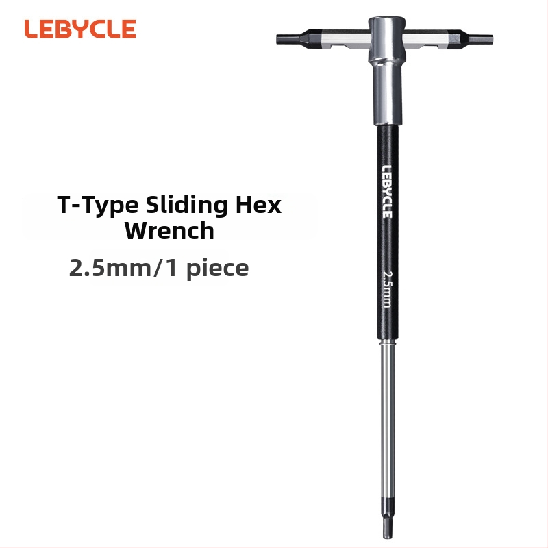 Lebycle kľúč s T-tvarou a posuvnou tyčou pre horské a cestné bicykle