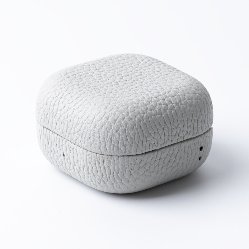Kućište za zaštitu slušalica Samsung Galaxy Bud4/Buds4 Pro – koža s teksturom Lychee-grain, potpuno prekrivanje, prilagođen stil, ručna izrada s ljepilom, model SXEJB3