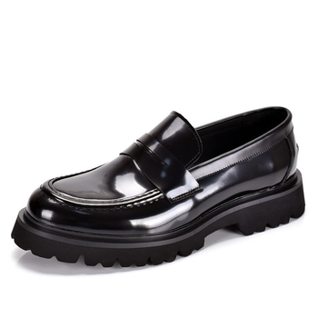 Muški loaferi od prave kože goveda, slip-on, đon od pjene, okrugli nos