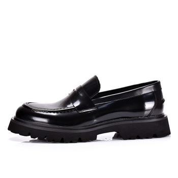 Muški loaferi od prave kože goveda, slip-on, đon od pjene, okrugli nos