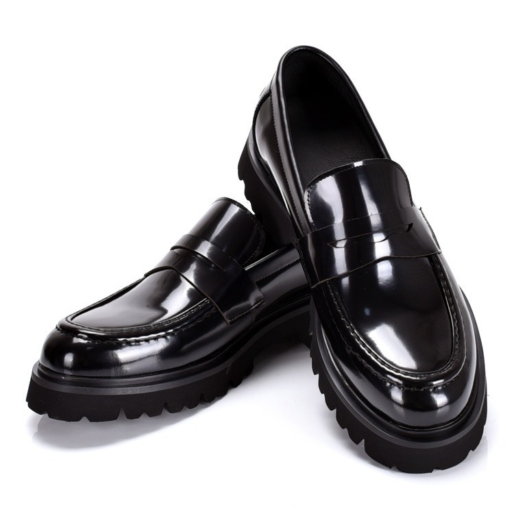 Muški loaferi od prave kože goveda, slip-on, đon od pjene, okrugli nos