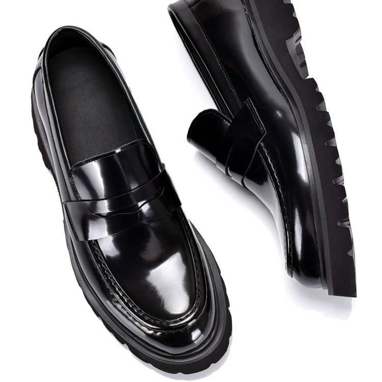 Muški loaferi od prave kože goveda, slip-on, đon od pjene, okrugli nos