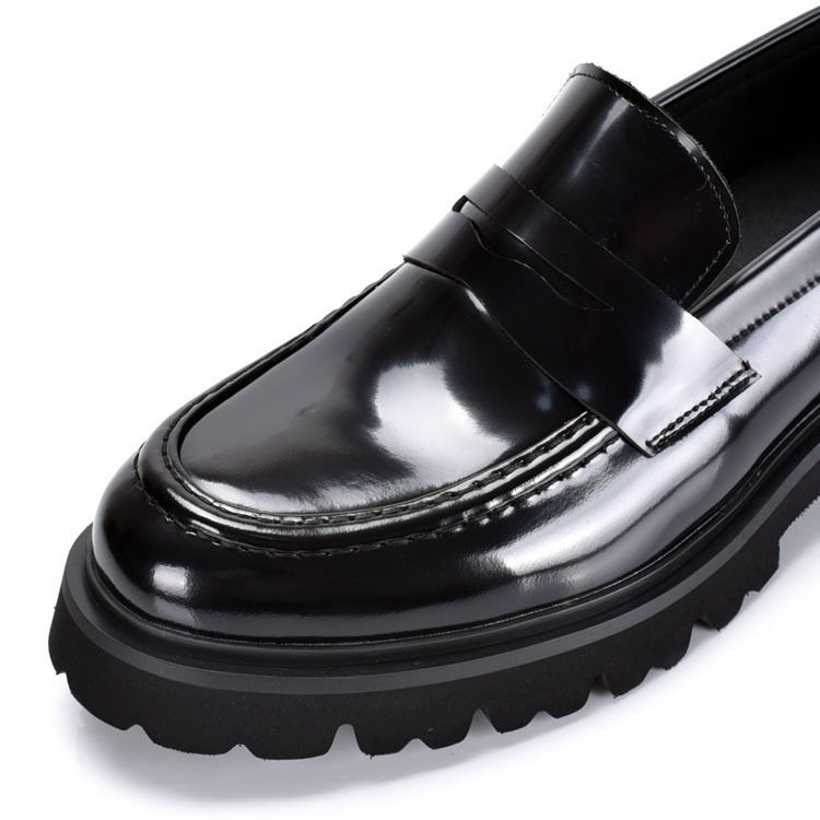 Muški loaferi od prave kože goveda, slip-on, đon od pjene, okrugli nos
