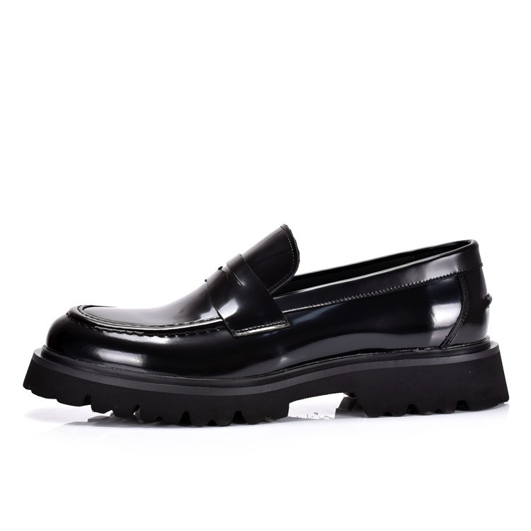 Muški loaferi od prave kože goveda, slip-on, đon od pjene, okrugli nos